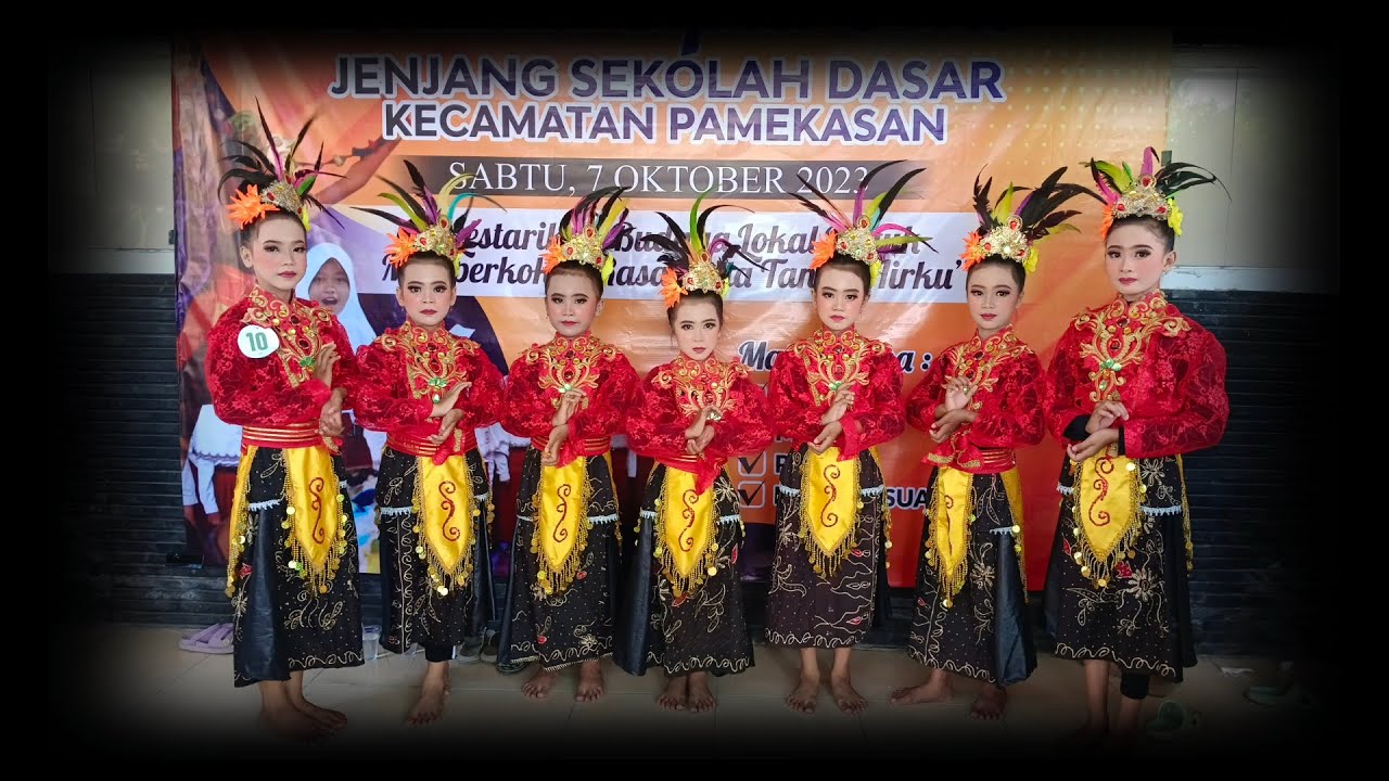 PEKAN CIPTA SENI KECAMATAN PAMEKASAN 2023|| TARI NENG-SENNENGAN