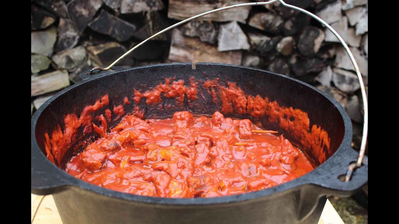 Schaschlik aus dem Dutch Oven