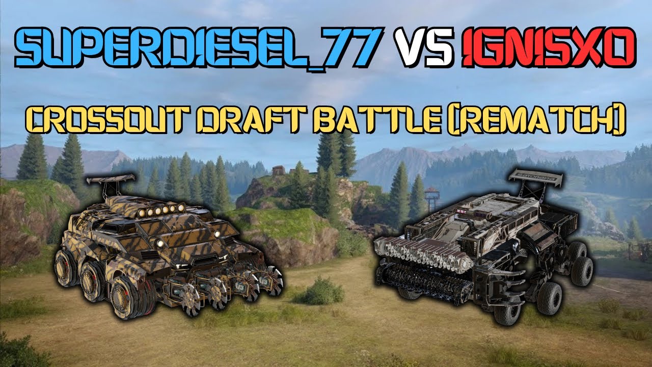 Sneaky Charybdis vs Self-Repair Harvesters - Crossout Draft Wheel - Ep.2