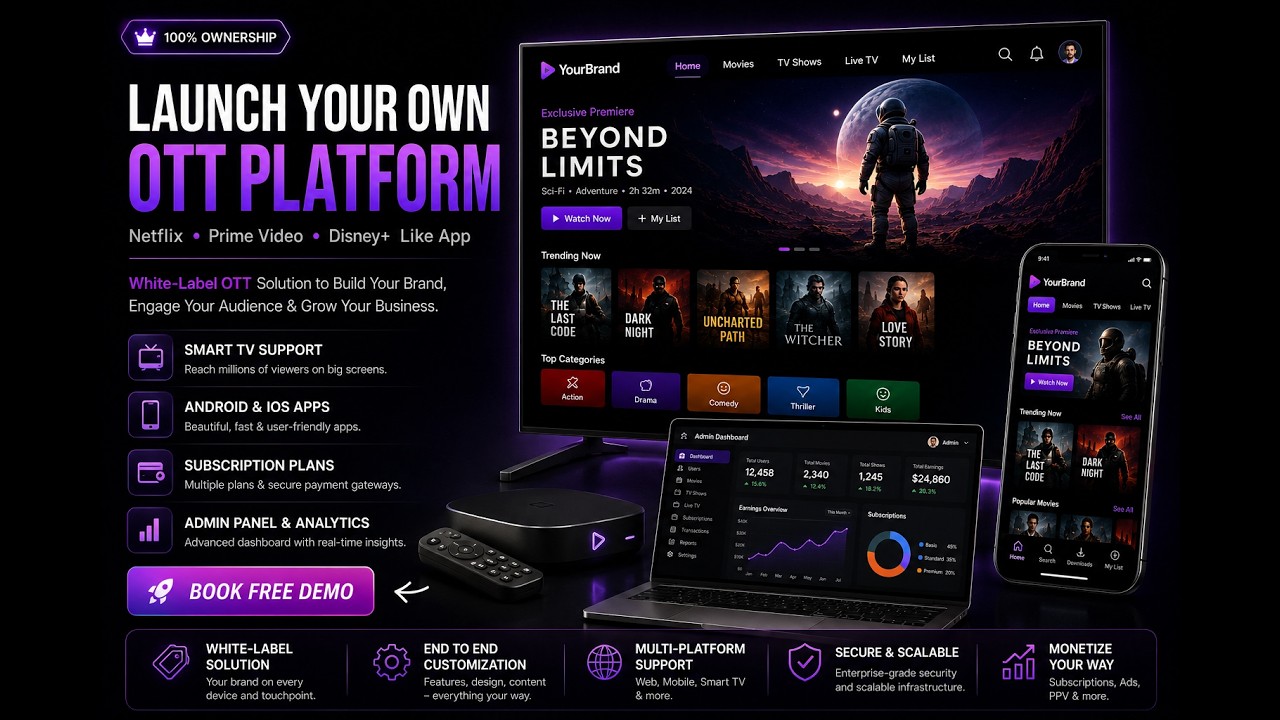 OTT App Development Solution.