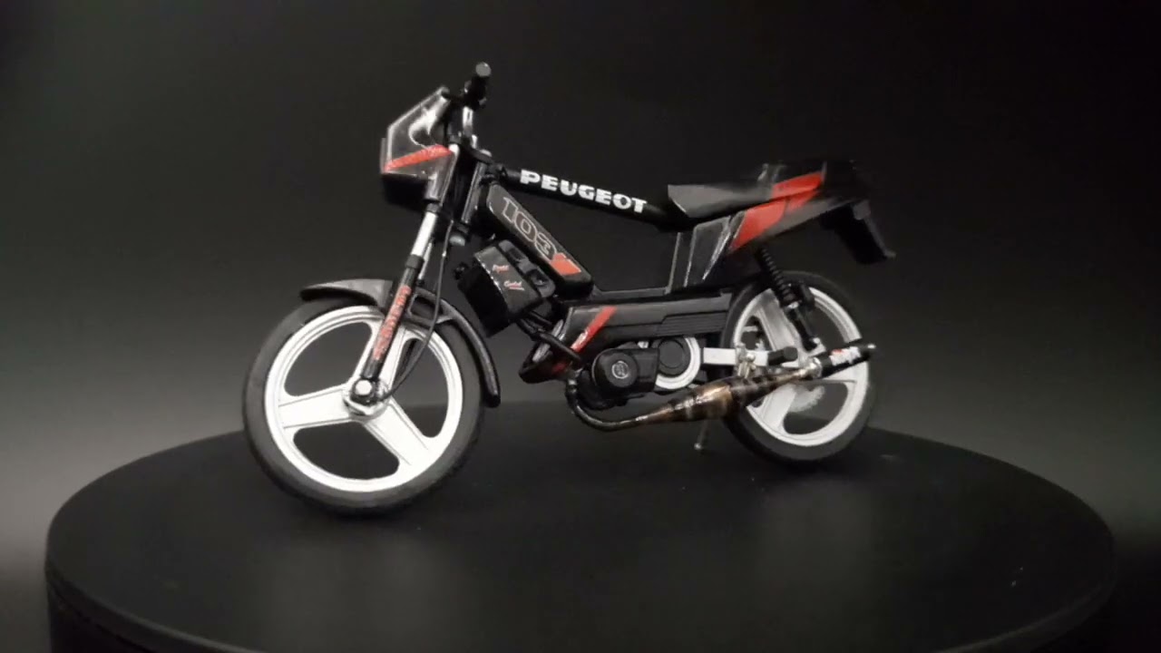 Maquette Peugeot 103 RCX LC Noir Rouge Pot Ninja G1 Carte Noire Printmyride.fr