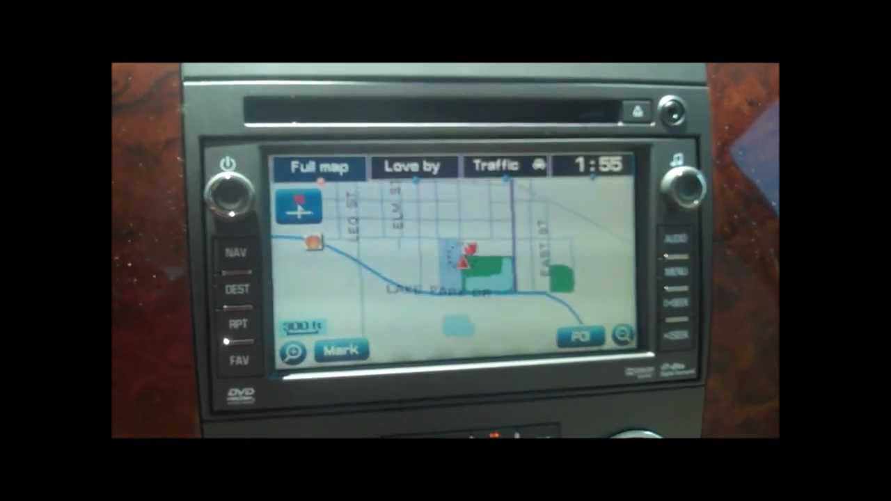 Знакомство с вашим Silverado, Tahoe, Suburban, Traverse: как пользоваться навигационной системой.