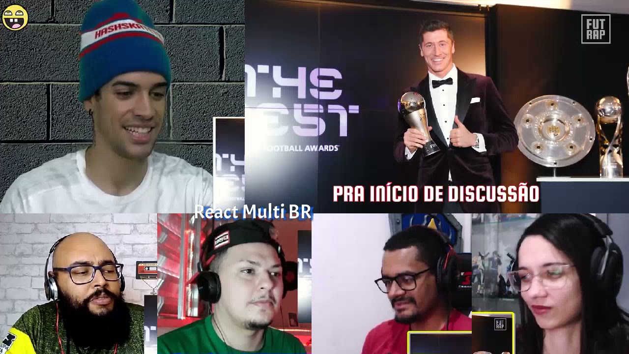 React Multi - Haaland vs Lewandowski | BATALHA DE RAP ( FutRap / FutPar&oacute;dias )