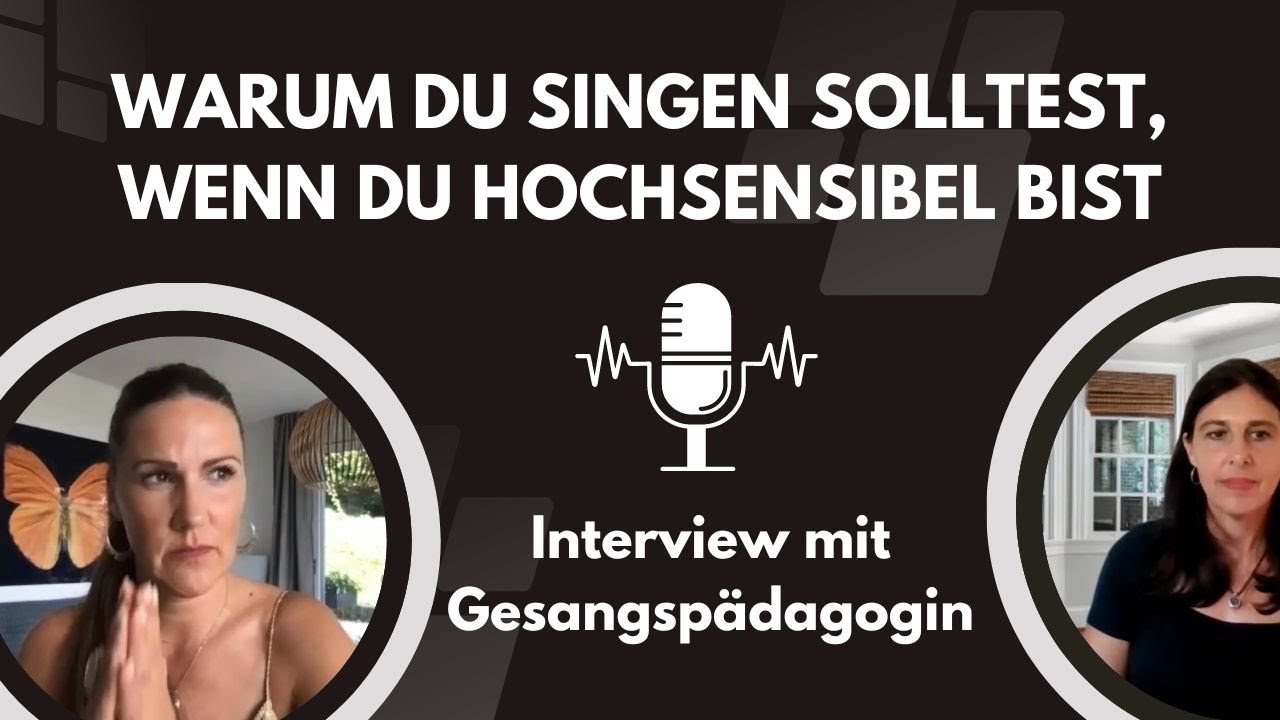 Entdecke die heilsame Kraft deiner Stimme! 🔥Warum Du singen solltest, wenn Du hochsensibel bist.