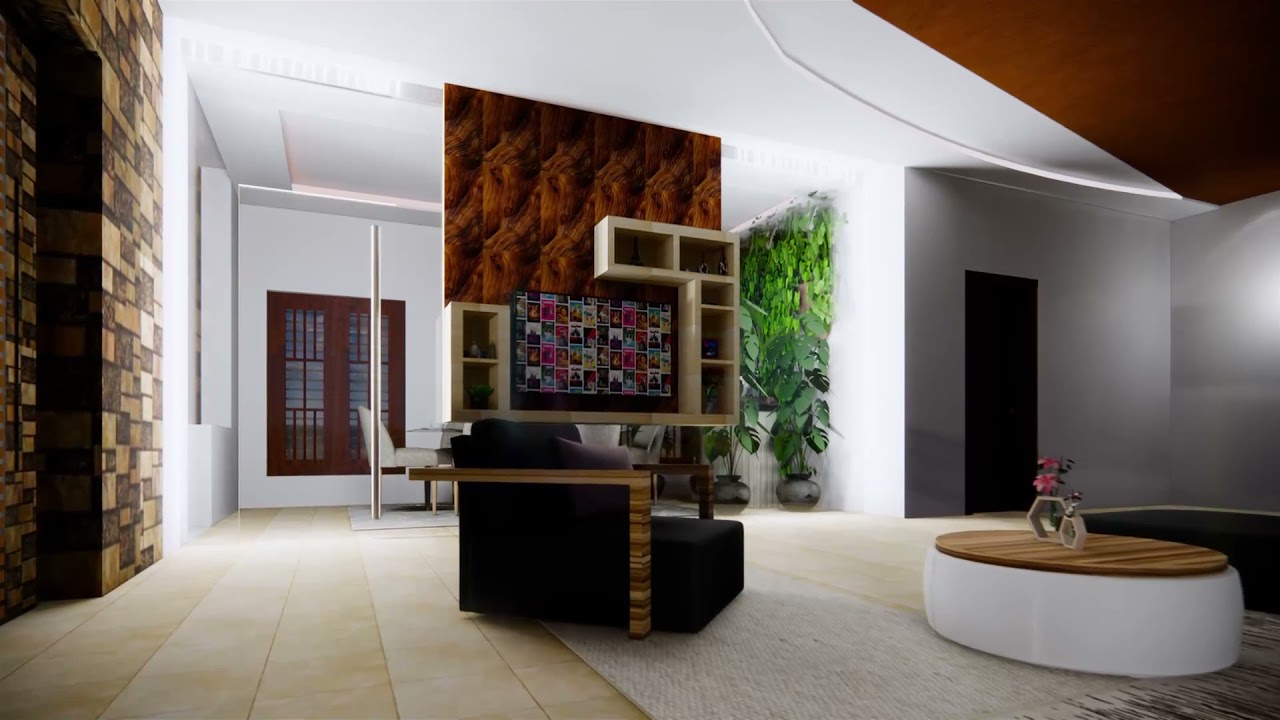 |WALKTHROUGH OF LIVING ROOM|HOME ANIMATION VIDEO|