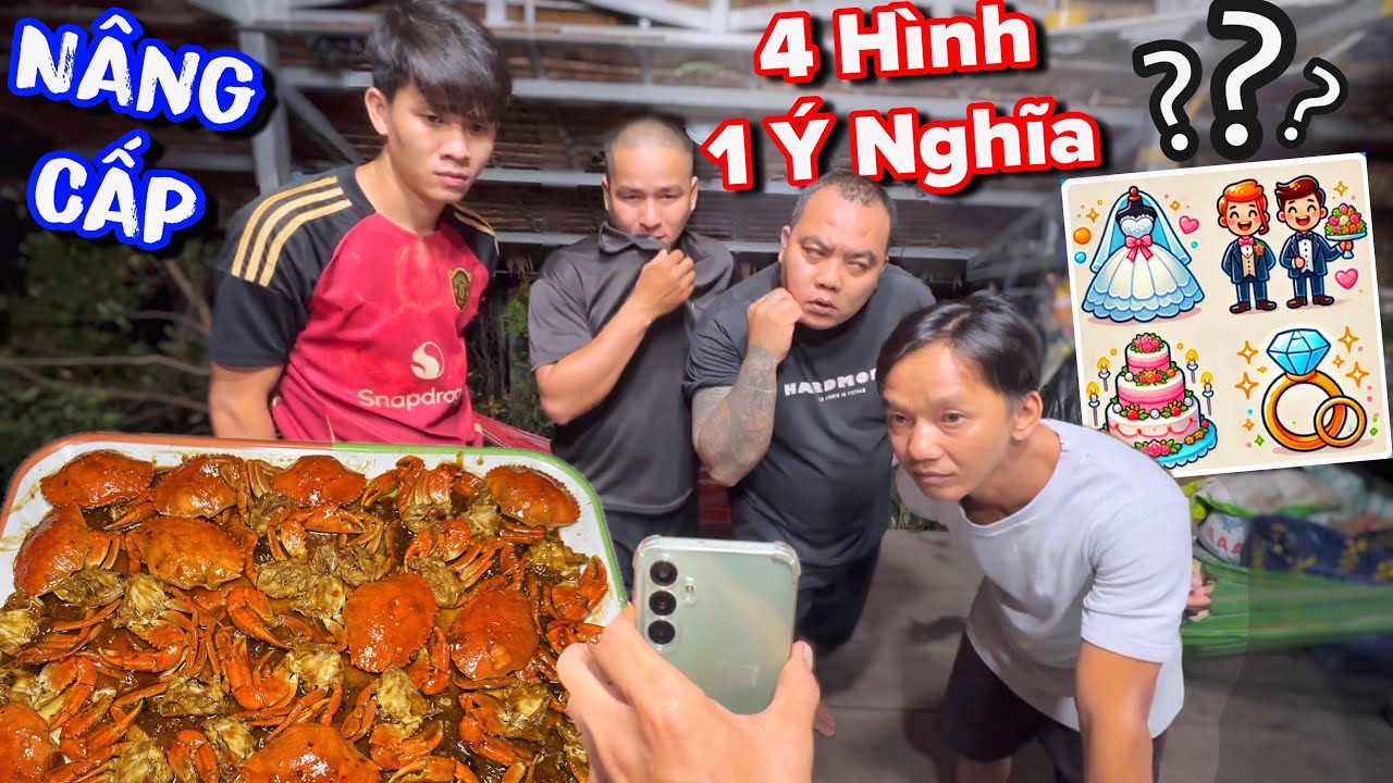 Cuộc thi 4 hình 1 ý nghĩa | tập 15 cả team rối não tìm cách giải mã để được ăn cua sốt me