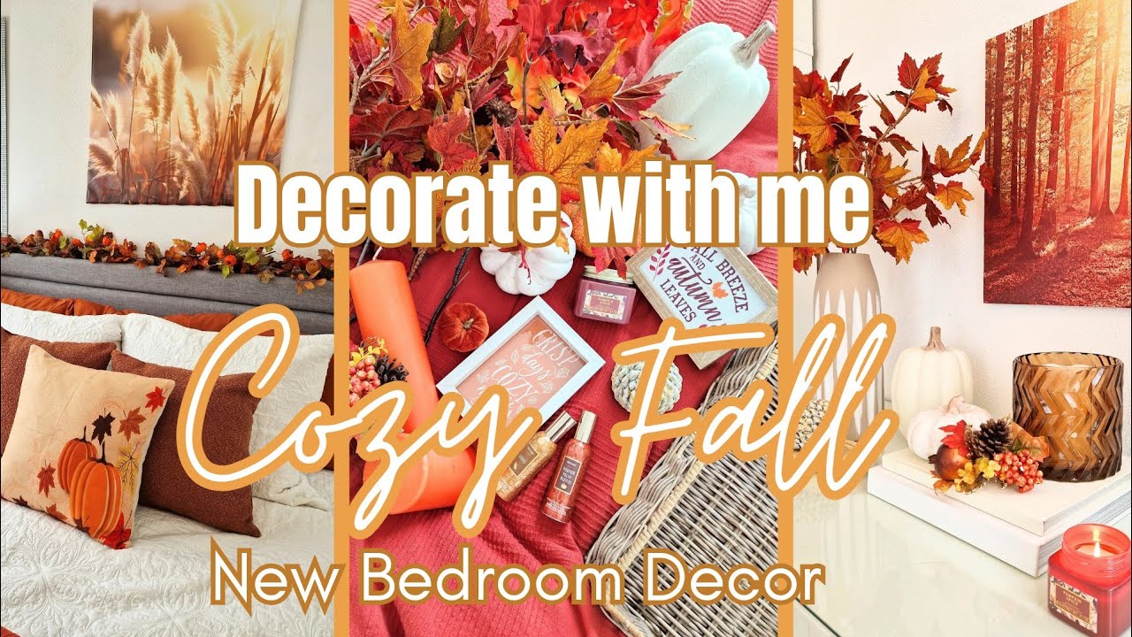🍁COZY NEW FALL HOME DECOR | Cozy Traditional Fall Bedroom & Bathroom Decor | Decorate w/me For Fall