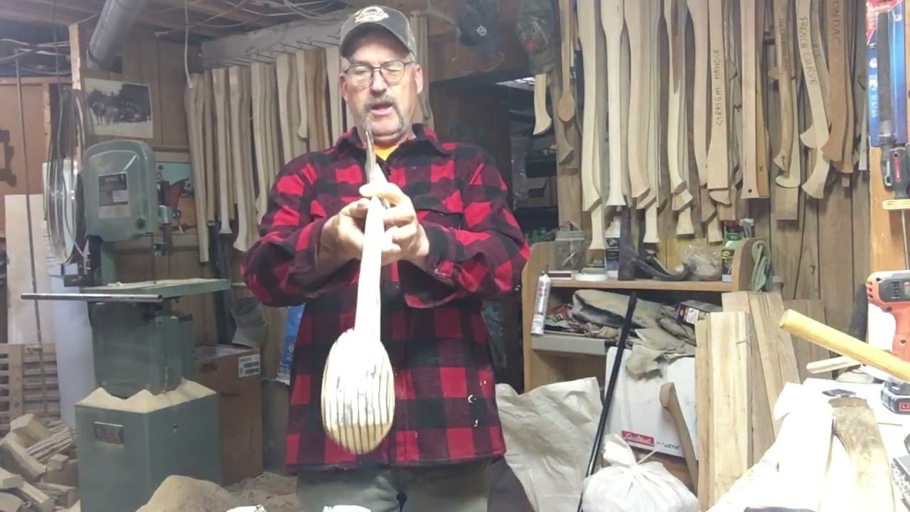 What to do with an abnormal axe eye - hanging it straight!