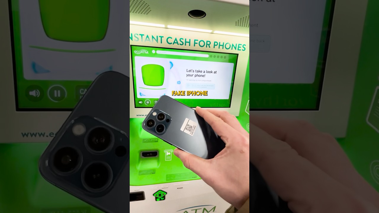 Эта машина покупает поддельные iPhone? #Shorts