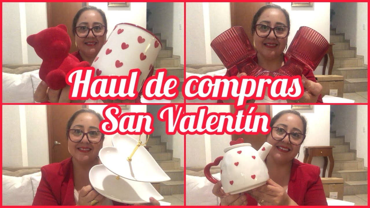 HAUL DE COMPRAS SAN VELENTIN 2026❤️PARA DECORAR MI CASA #hauldecompras #sanvalentin2026 #decoracion 