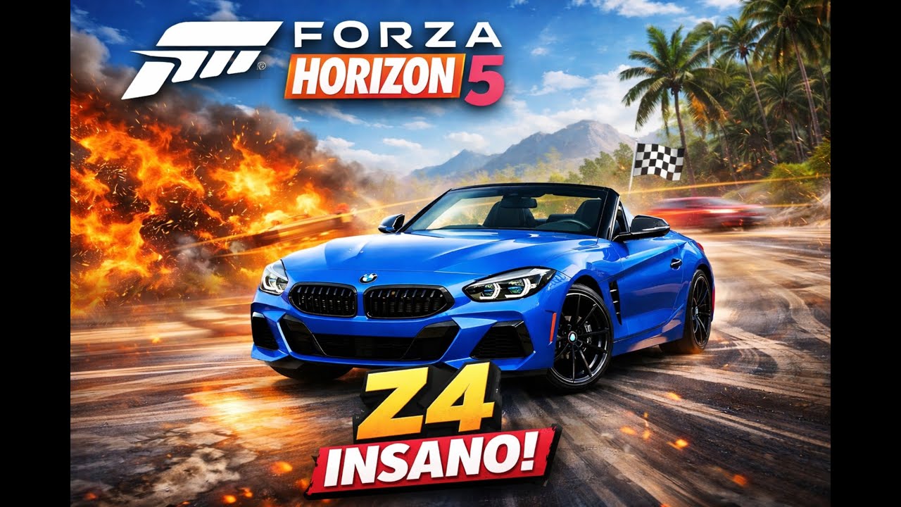 BMW Z4 INSANA no Forza Horizon 5 🔥 Velocidade Pura!