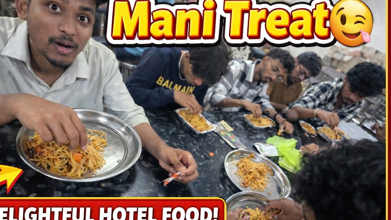 Mani bday treat 😋 in hostel | after a long wait ⏳ | watch till end |