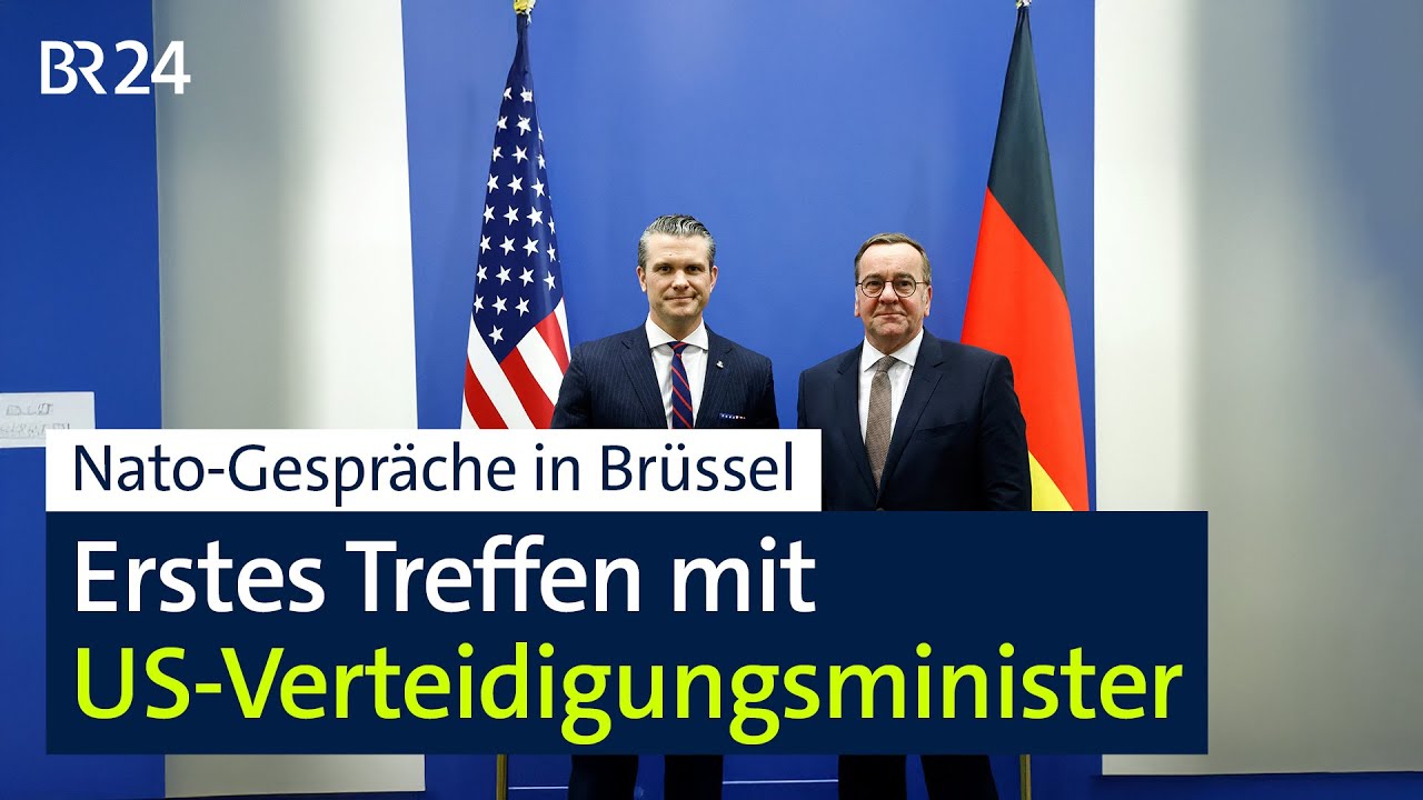 Gipfel: Nato-Verteidigungsminister mit neuem Pentagon-Chef Pete Hegseth in Brüssel | BR24