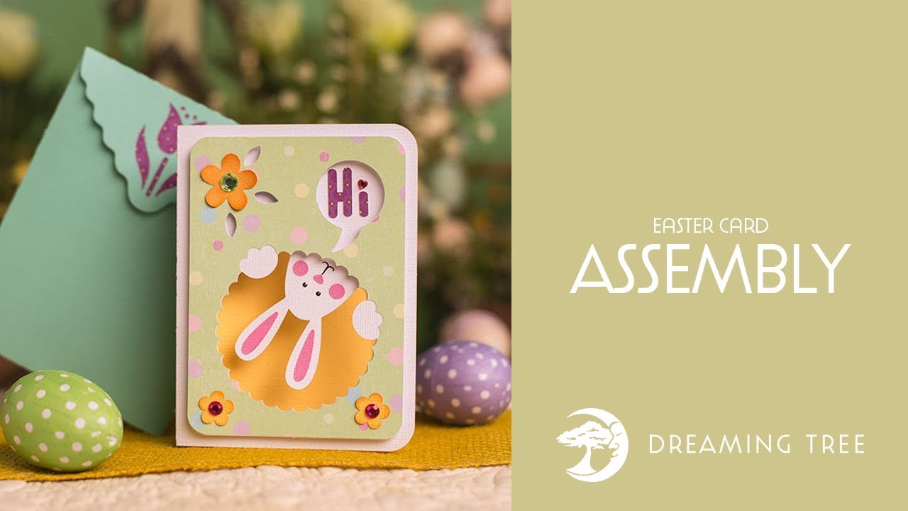 SVG File - Easter Card - Assembly Tutorial (For Cricut, Silhouette, and ScanNCut)