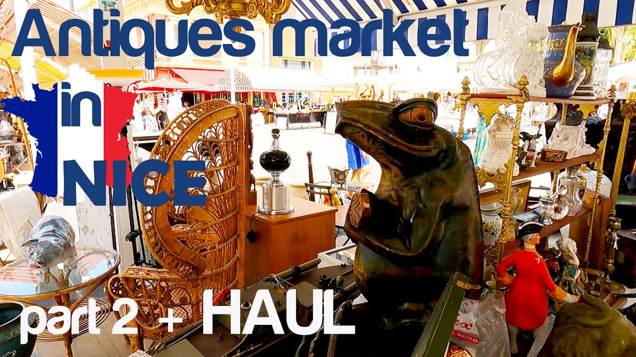 Antiques Market in Nice 🇫🇷 Part 2 & Haul 🛒Come Shop with me!