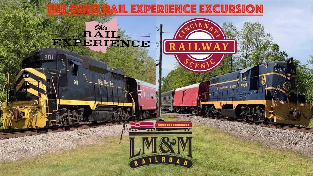 Chasing the Ohio Rail Experience with C&O 5704 & Nickle Plate 901 from Cleves OH to Batesville IN!