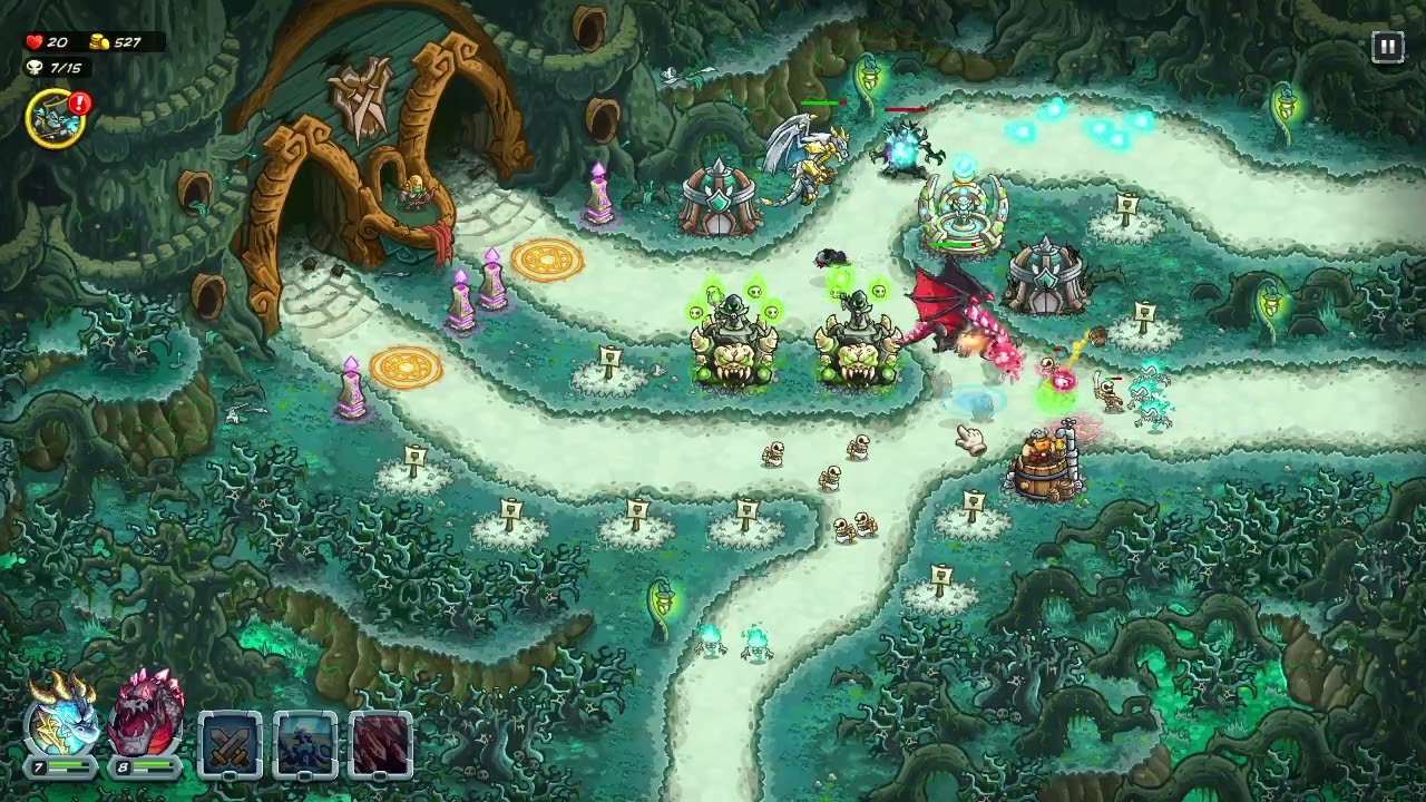 Kingdom Rush Alliance detonado parte 18 Deepleaf Outpost