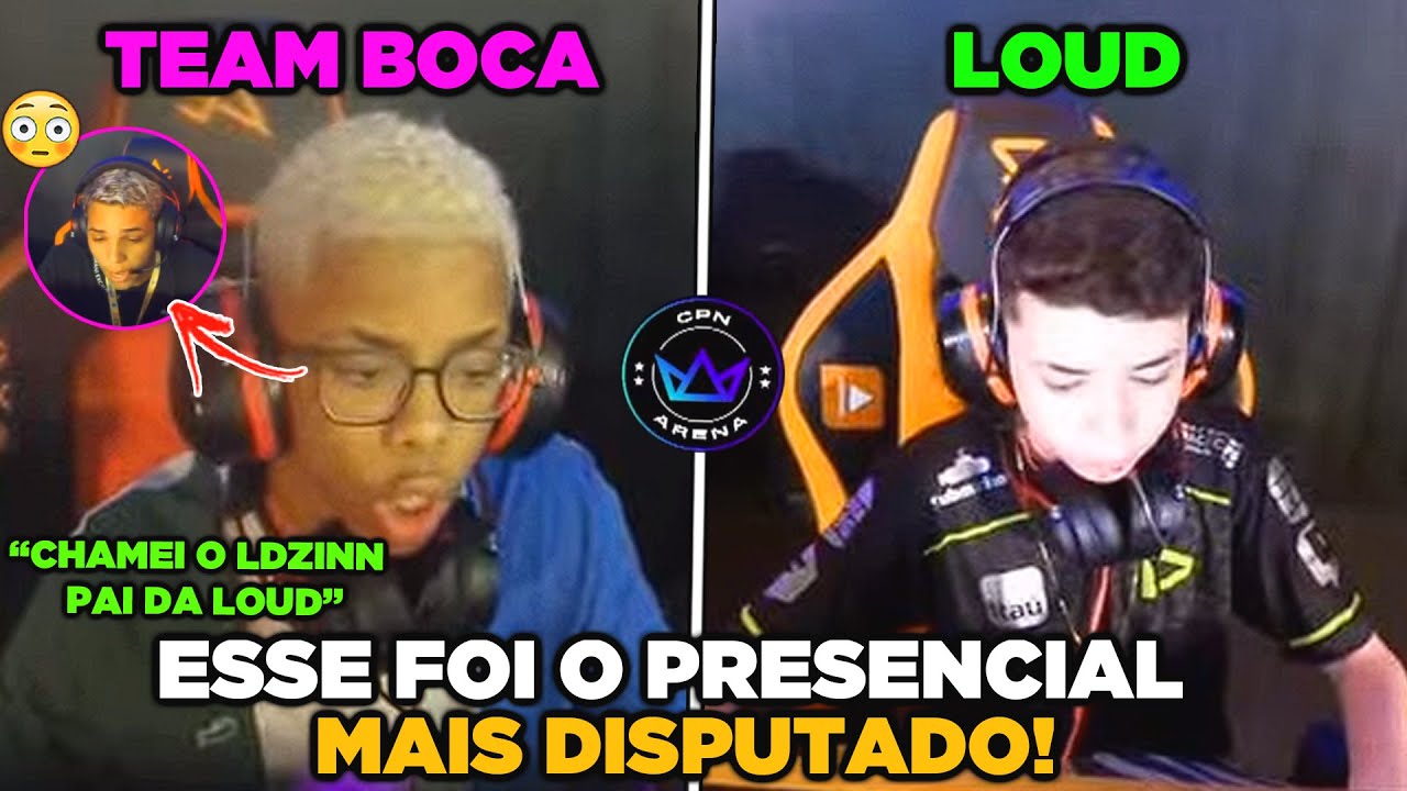 LOUD VS TEAM BOCA DE 09 - PRESENCIAL FOI REFEITO E BOCA CHAMOU O LDZINN PRA AMASSAR- 4X4 CPN BGS!