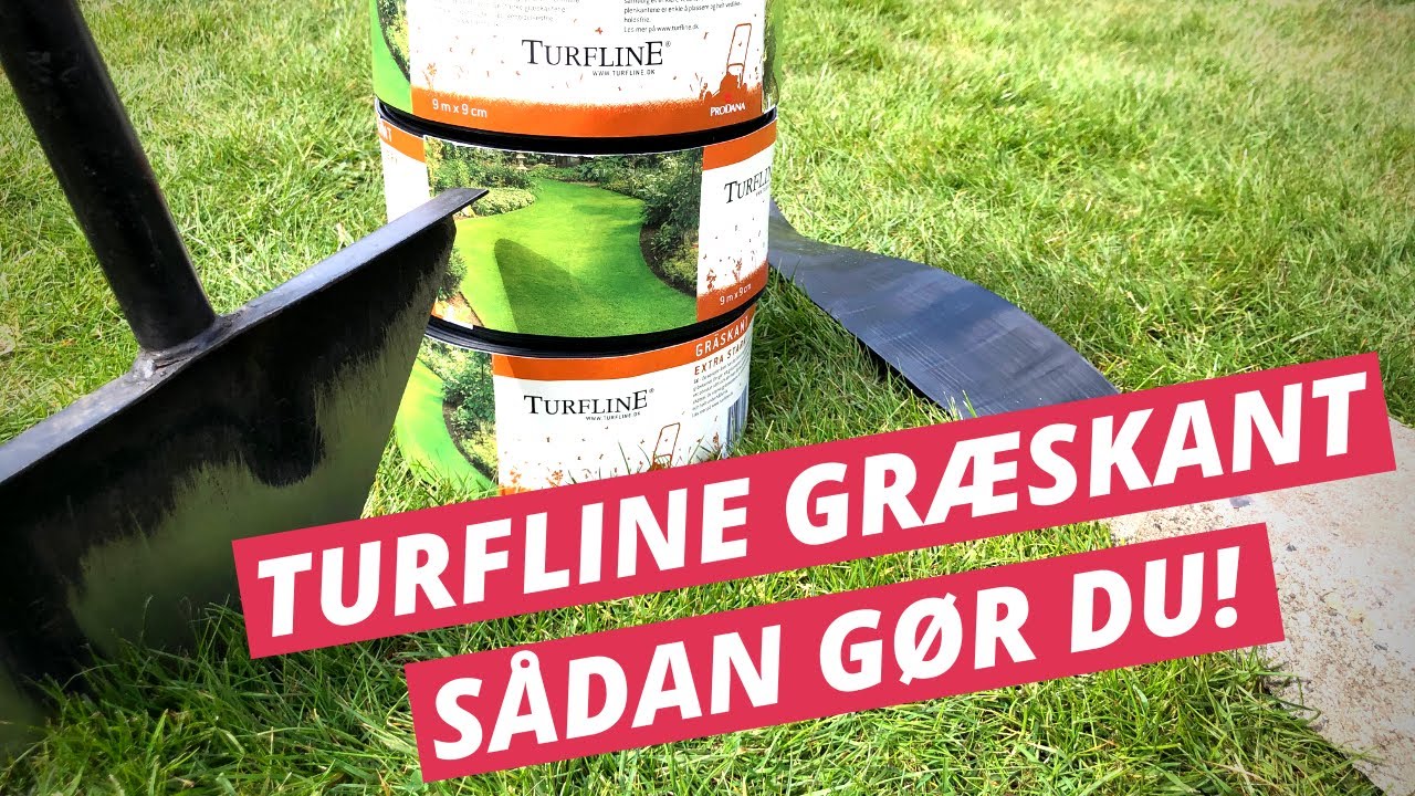 Bedafgrænsning med Turfline græskant montering - Undgå fejl så din bedkant kan stå skarpt