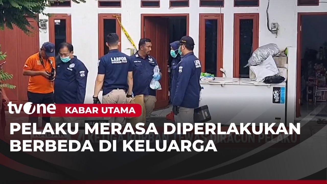Sekeluarga Tewas Diracun Anak | Kabar Utama