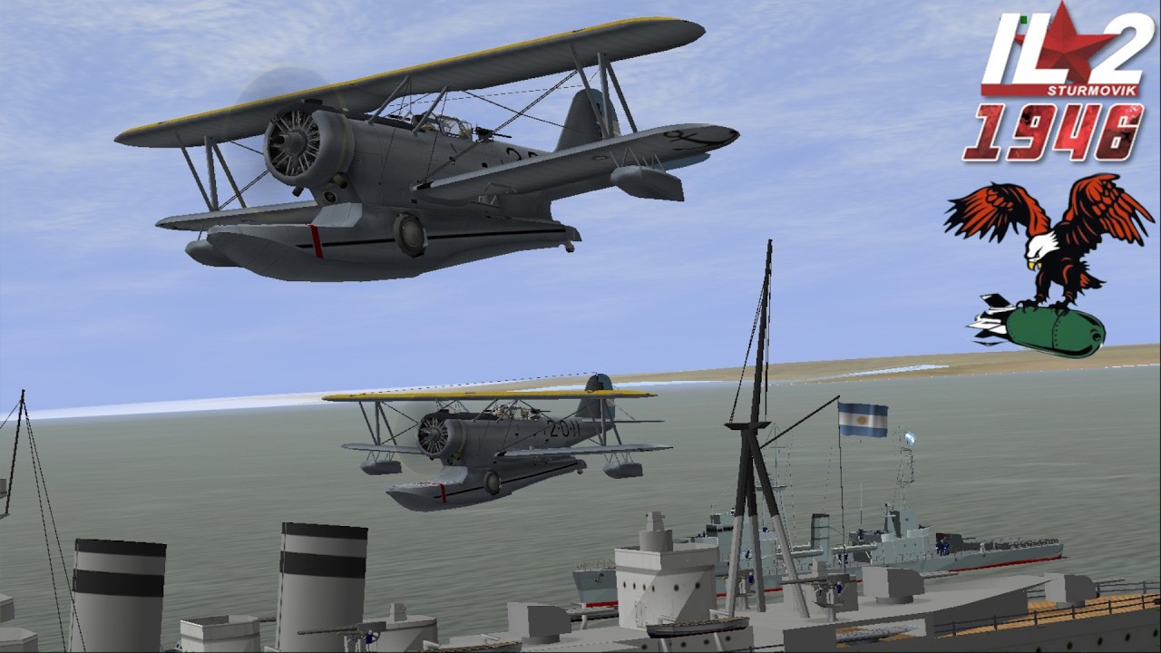 Campaña Malvinas 41 🇦🇷 Tráiler en Il-2 1946 mod Ultrapack.