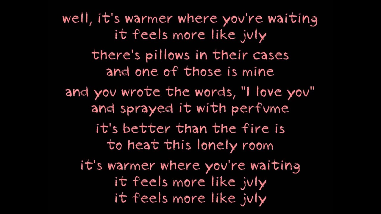 Dashboard Confessional - A Plain Morning (lyric)