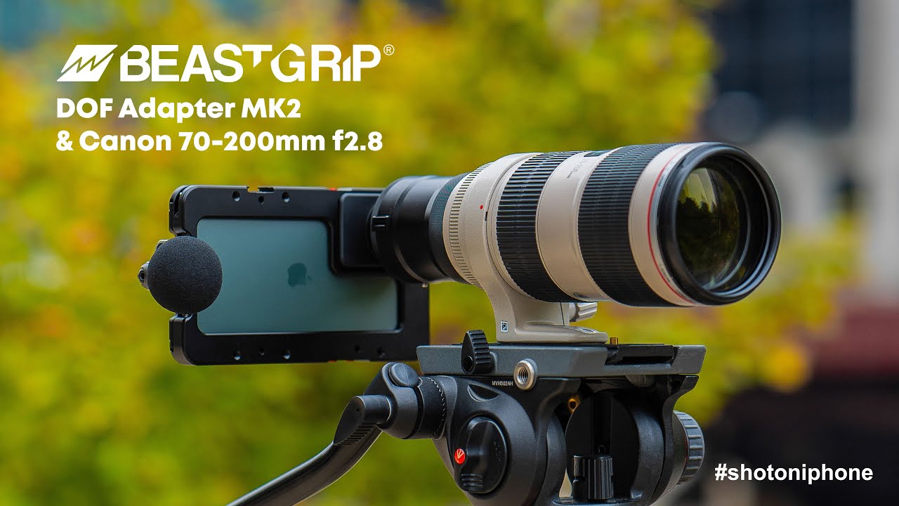 iPhone cinematic video with Beastgrip DOF MK2 adapter and Canon 70-200mm f2.8 lens. Chicago