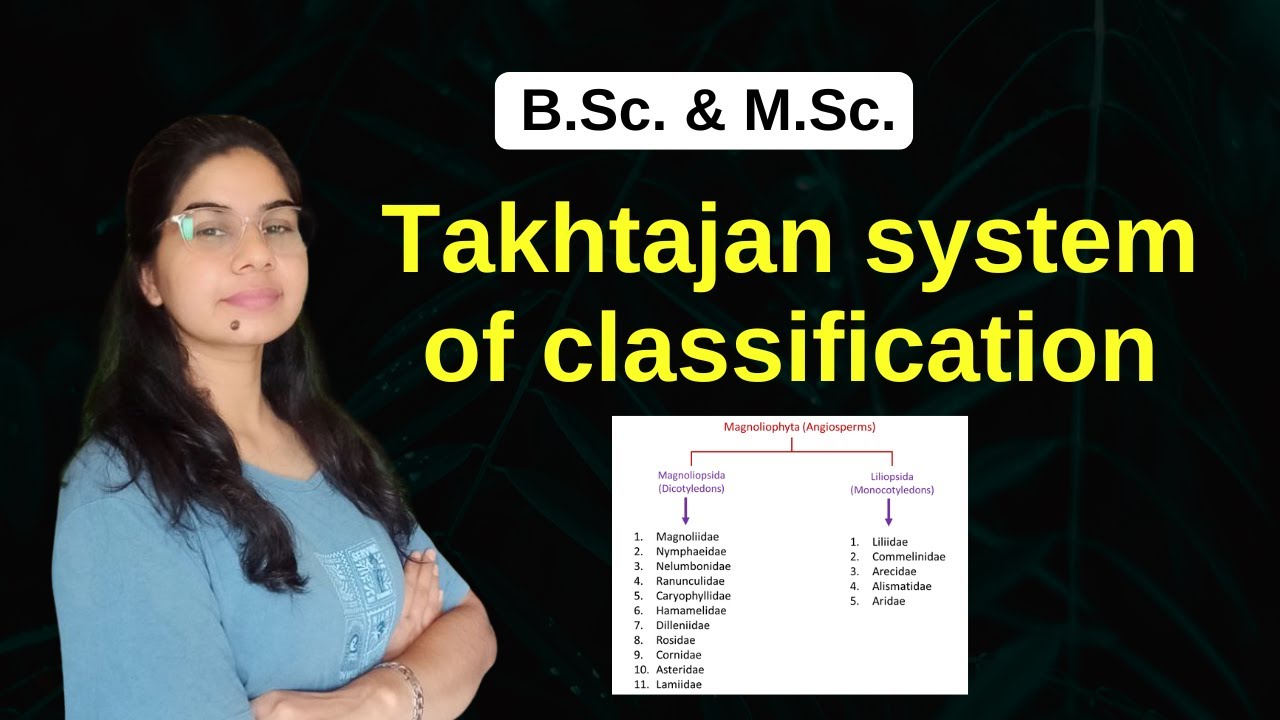 Takhtajan system of classification || B. Sc. & M. Sc.