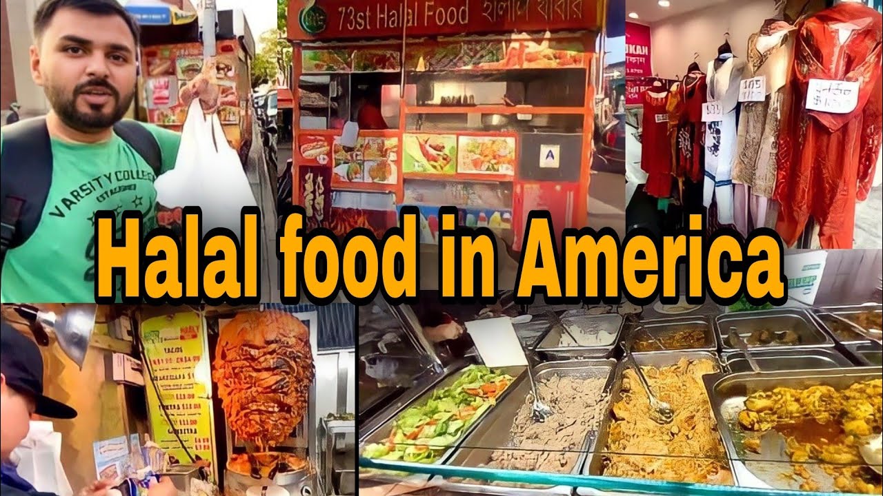 Halal Food in America 🇺🇸 - New York City 🍔🍕🥪