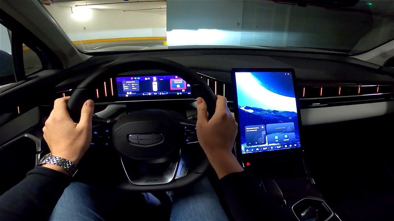 2024 Geely Starray [1.5T, 174 HP] POV Night test drive (Cool ambient light options) CARiNIK