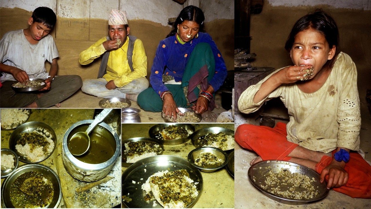 dharme brother dinner with family in the village || rural Nepal || @ruralnepall