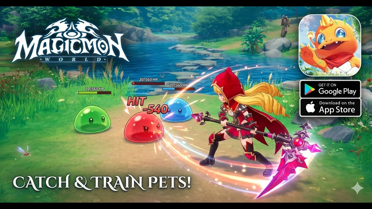 Magicmon: World Gameplay | New Fantasy Pet MMORPG Adventure / Android iOS