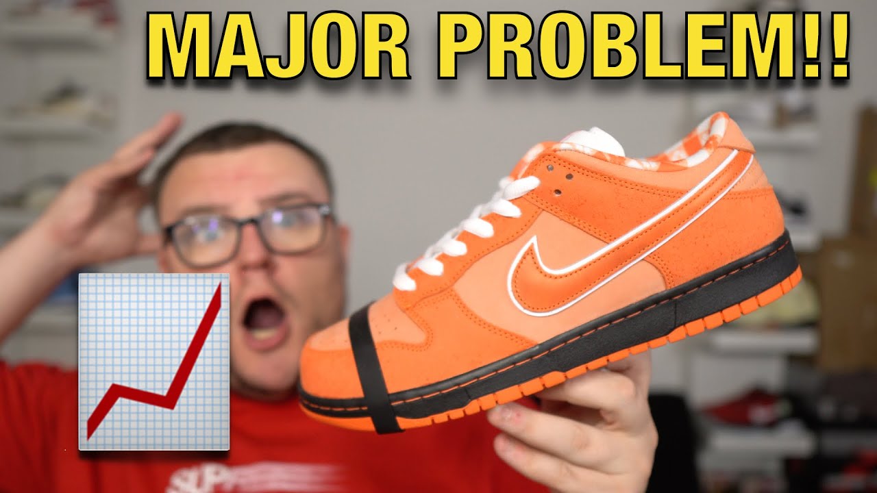 THESE ARE A PROBLEM!! Nike SB Orange Lobster Dunk