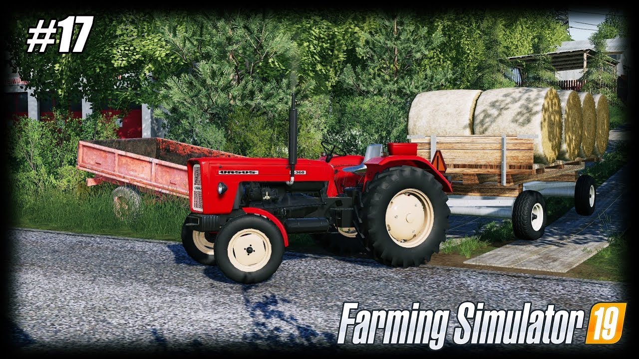 ㋡ POSTĘPOWY ROLNIK  ▶ＦＳ １９◀ Dwa nowe nabytki + sprzedaż belek , rzepaku , przyczepy