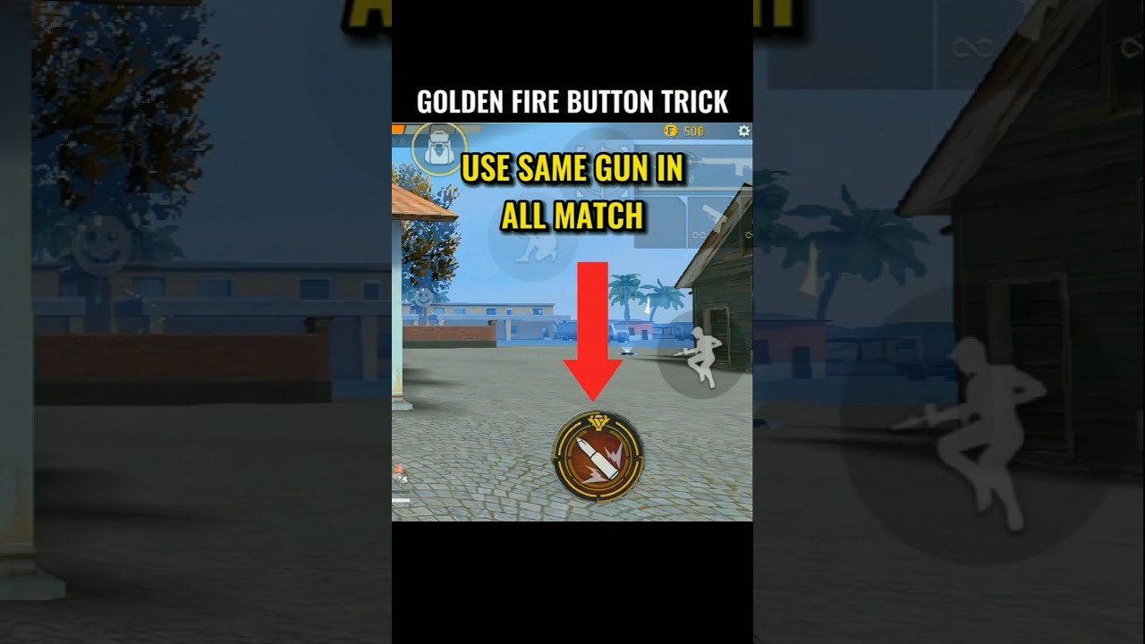 GOLDEN FIRE BUTTON TRICK🔥 free fire wepon master | how to complete wepon master #ffa2bgaming