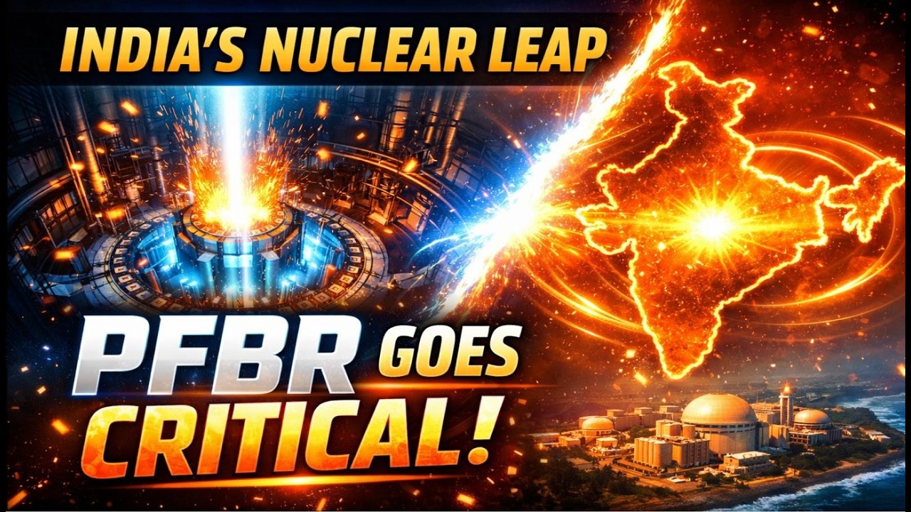 India PFBR Goes Critical: Stage 2 Nuclear Programme Explained | Unlimited Energy?