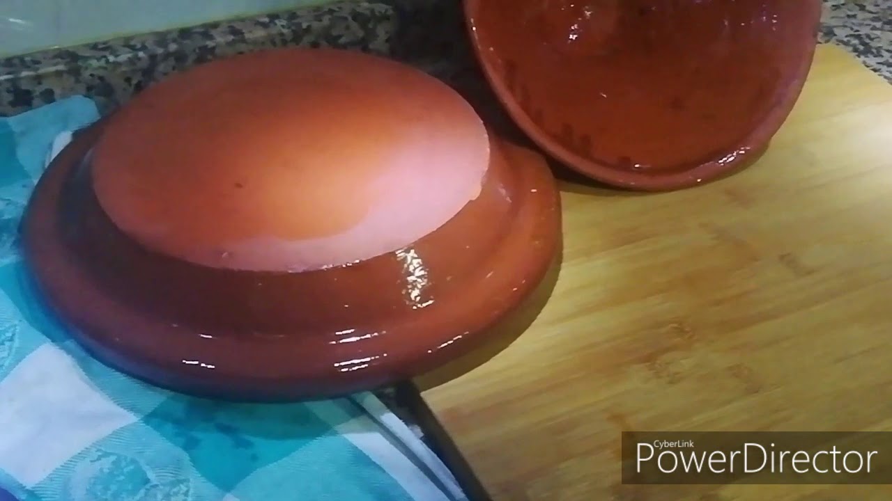 COMO CURAR UN TAjiN o CAZUELA DE BARRO