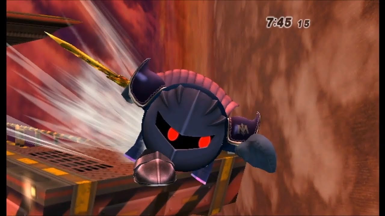 Super Smash Bros Brawl: All-Star Mode on Hard with Meta Knight (Hard Mode Clear)
