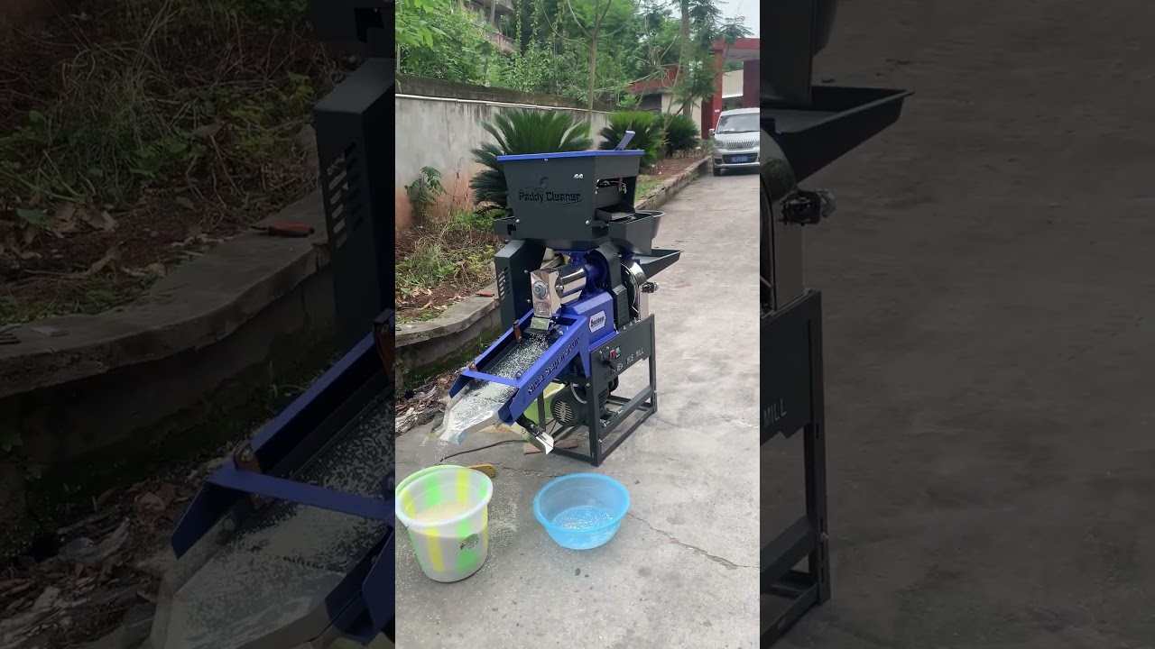 5in1 combined rice mill with 2.2kw motor 170kg/hour