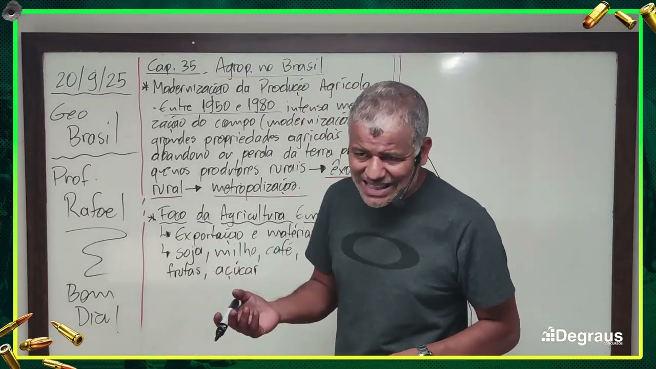 CHQAO 2025 - Geografia - Aula 33 - Espaço agrário e brasileiro