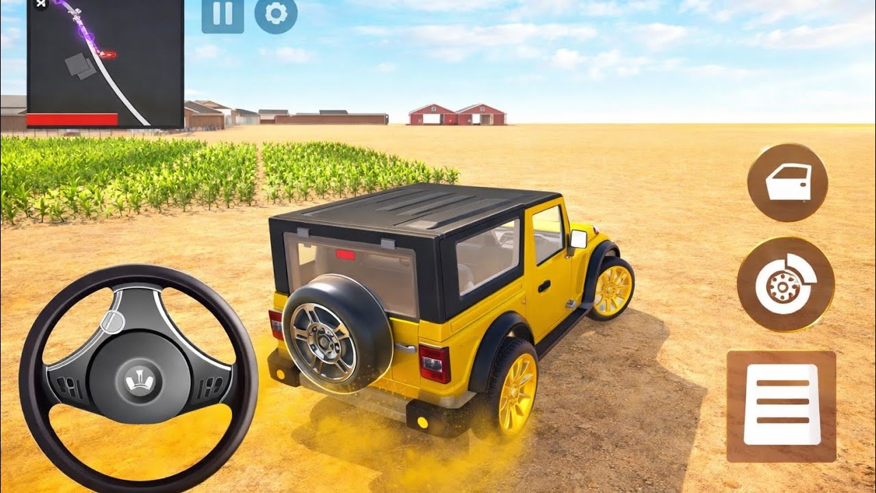 Crazy Jeep Driving in Farming Field 🚙 | Offroad Jeep Gameplay | 