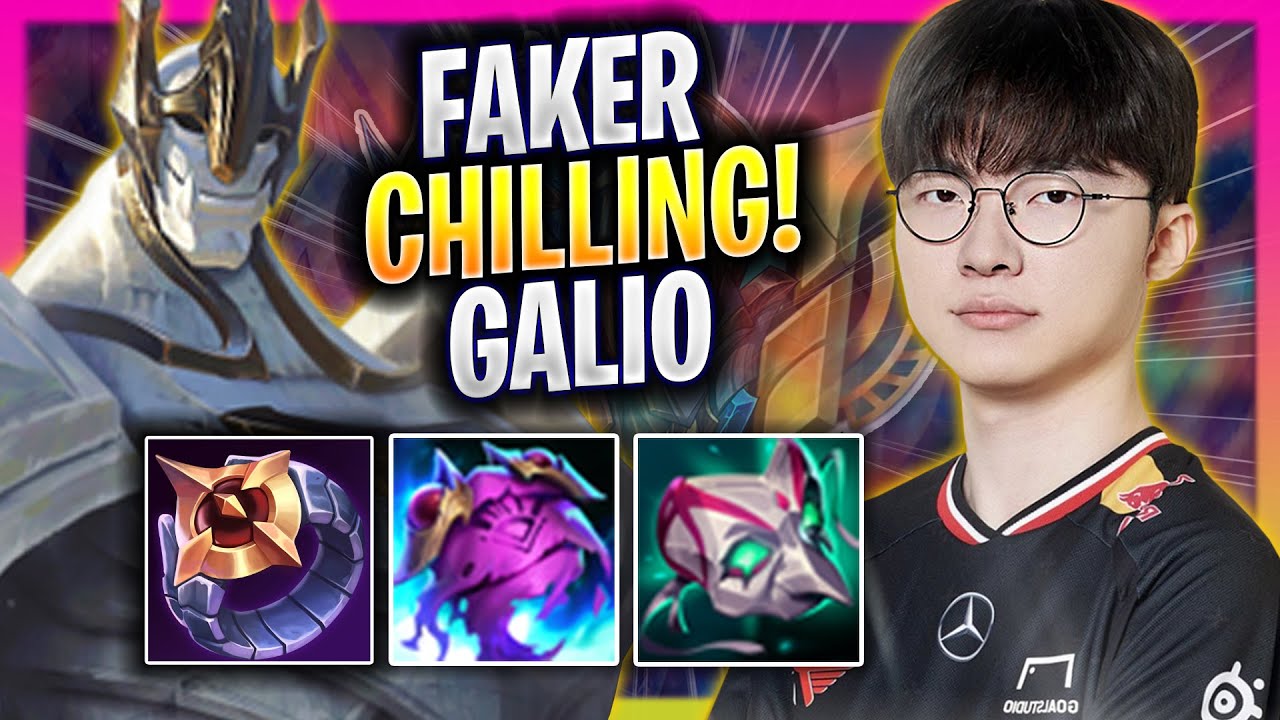 FAKER CHILLING WITH GALIO! - T1 Faker Plays Galio MID vs Ryze! | Season 2025