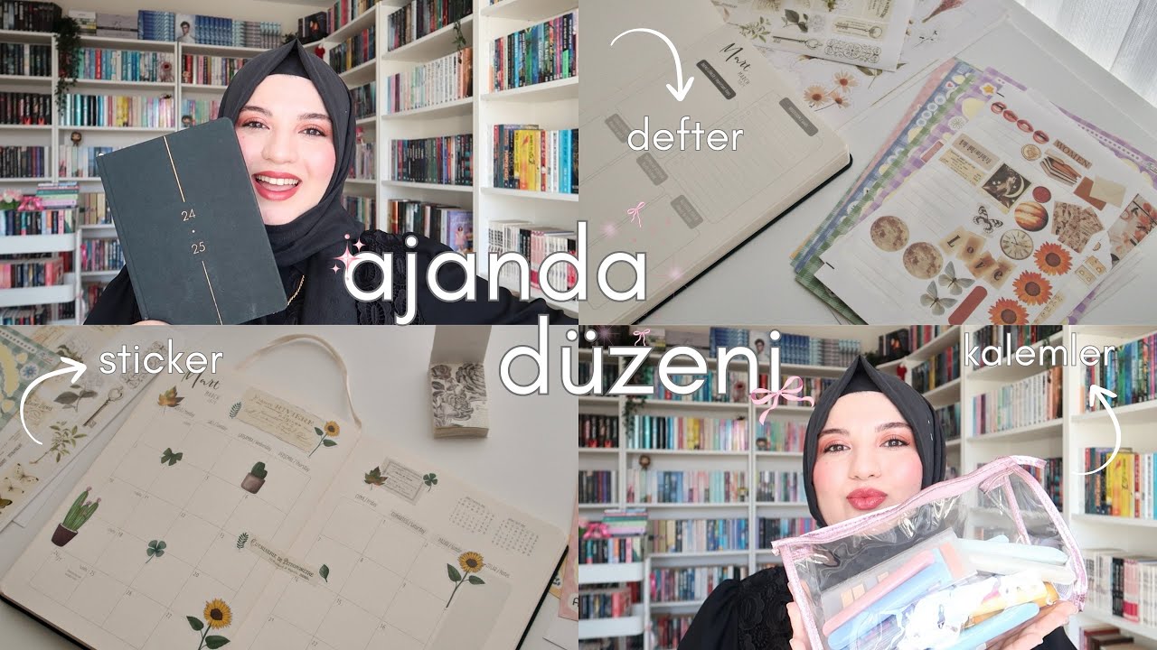 mart ayı ajanda düzeni 📓✍🏻 | ajanda nasıl kullanılır? 🎀