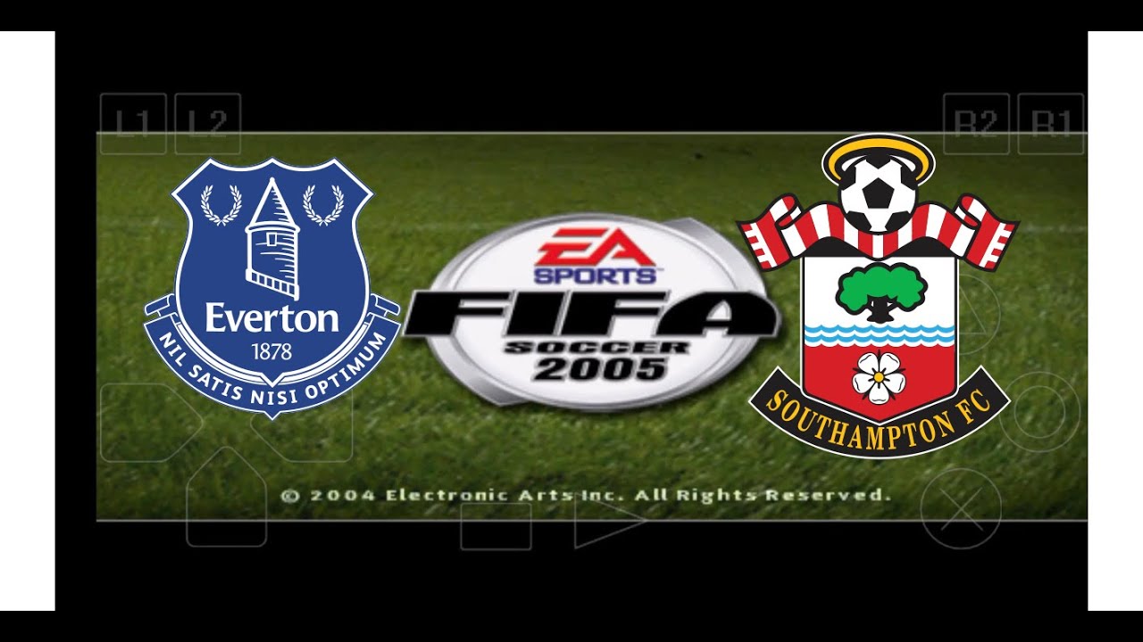 CLASSIC FIFA 2005 EVERTON VS SOUTHAMPTON PS1