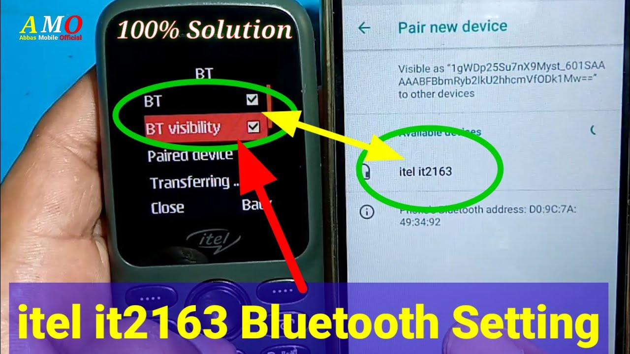 Itel it2163 Bluetooth Setting/ itel Mobile Ka Bluetooth kaise chalo kare | Itel me Bluetooth on kare