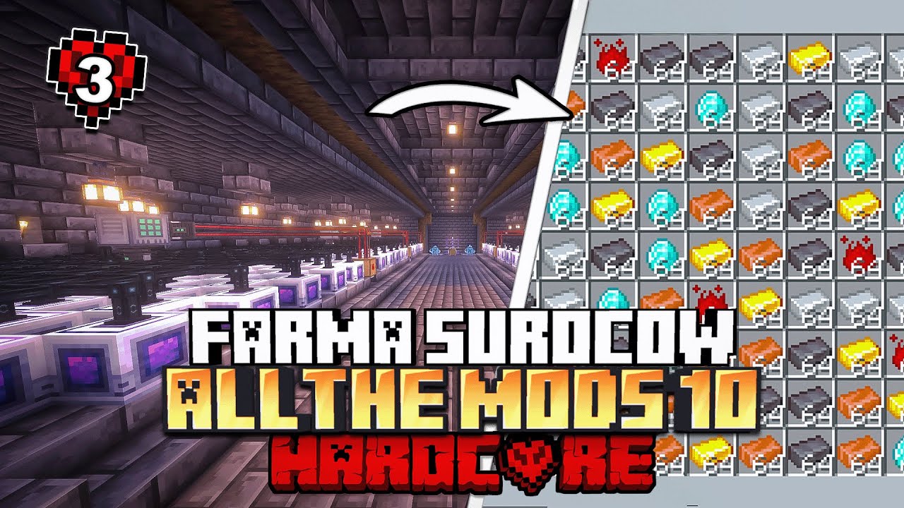 TA FARMA GENERUJE TYSIĄCE ITEMÓW na godzinę w Minecraft HADRCORE ATM!