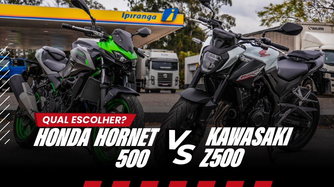 Comparativo Duas Rodas: Honda Hornet 500 x Kawasaki Z500 – Qual escolher?