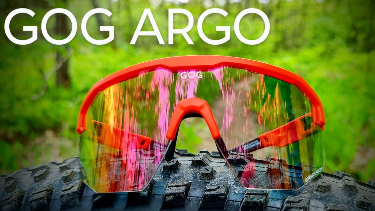 Okulary kolarskie GOG Argo - Red mirror fotochrom + wkładka