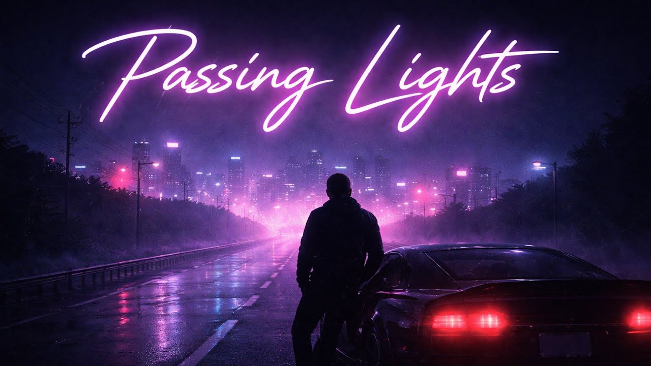 Passing Lights - Midnight Static | Chill Retro Night Drive Synthwave