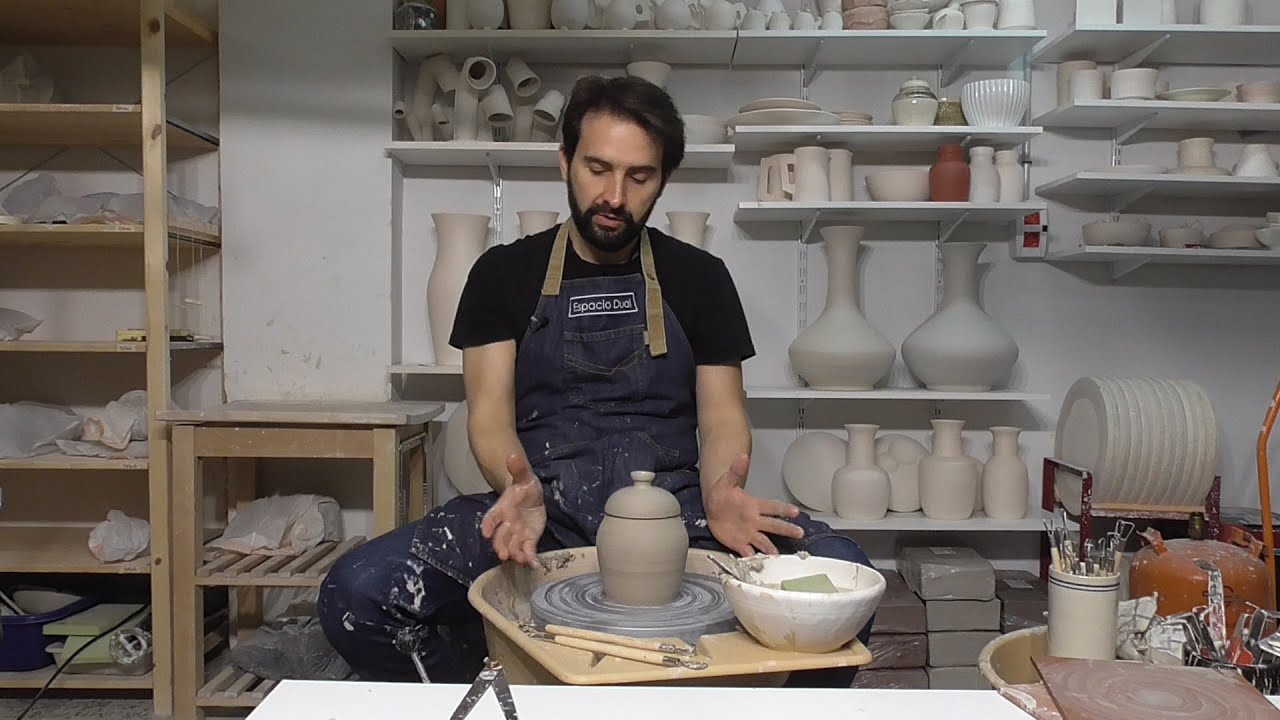 Ceramica y alfareria   Curso Alfareria 11: ajuste de la tapa